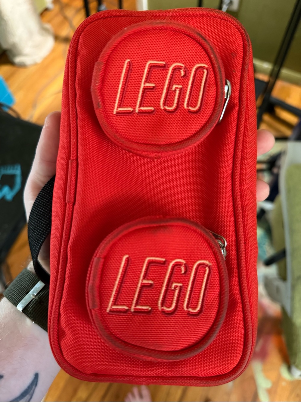 Lego Red Dual-Pocket VR/AR Accessory Pouch